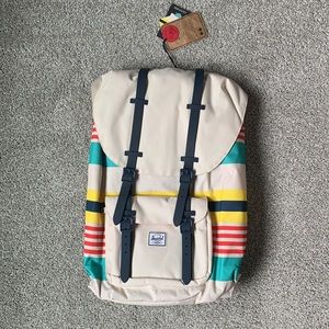 Herschel Little America multi-color stripe backpack